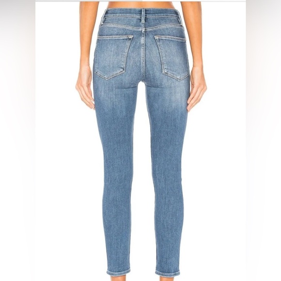 Frame Denim Light Wash, high rise Skinny cropped Jeans. Women’s size 28 - Picture 14 of 15